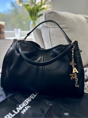 KARL LAGERFELD PARIS
Luciene Leather Tote Bag
